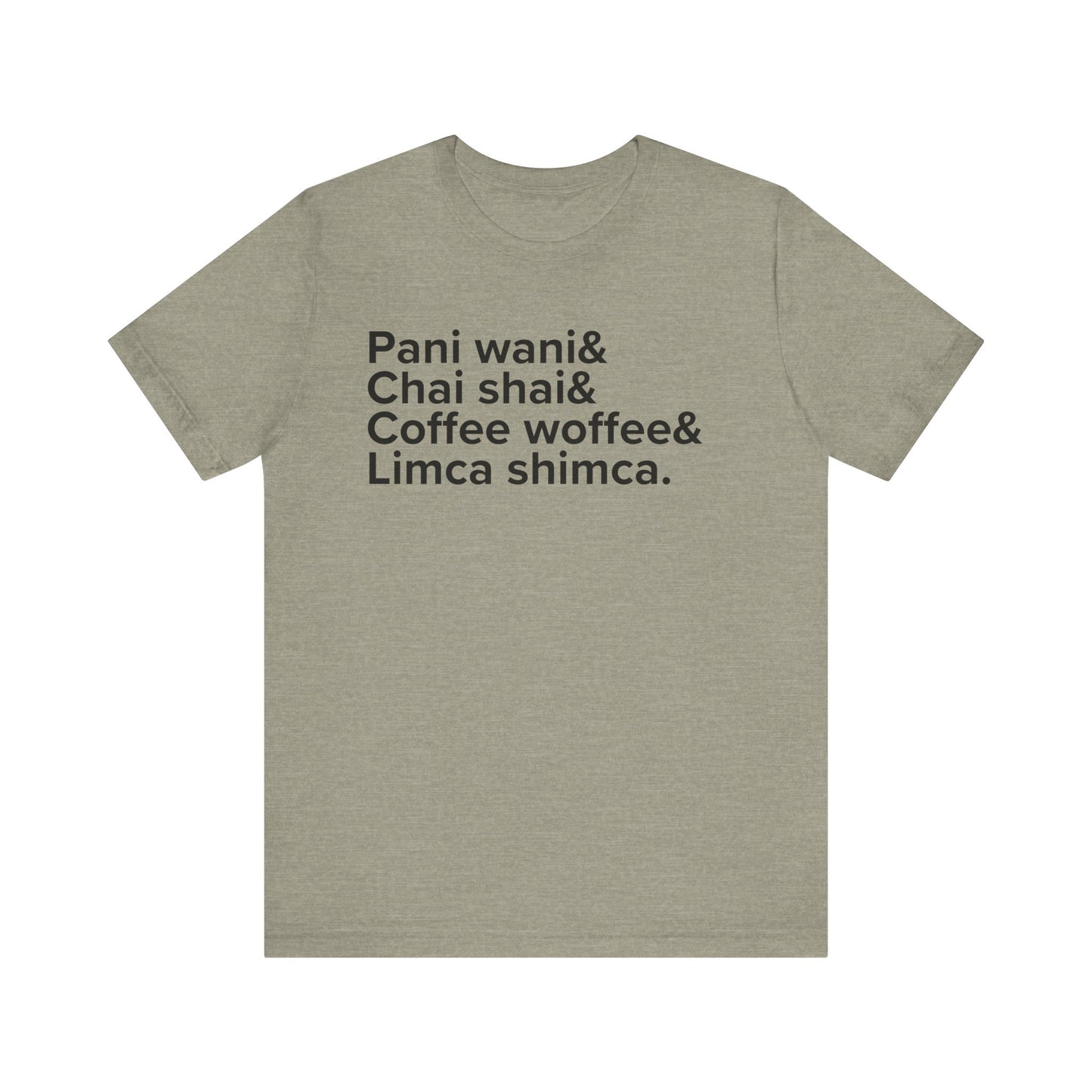 Indian Beverages Ampersand shirt