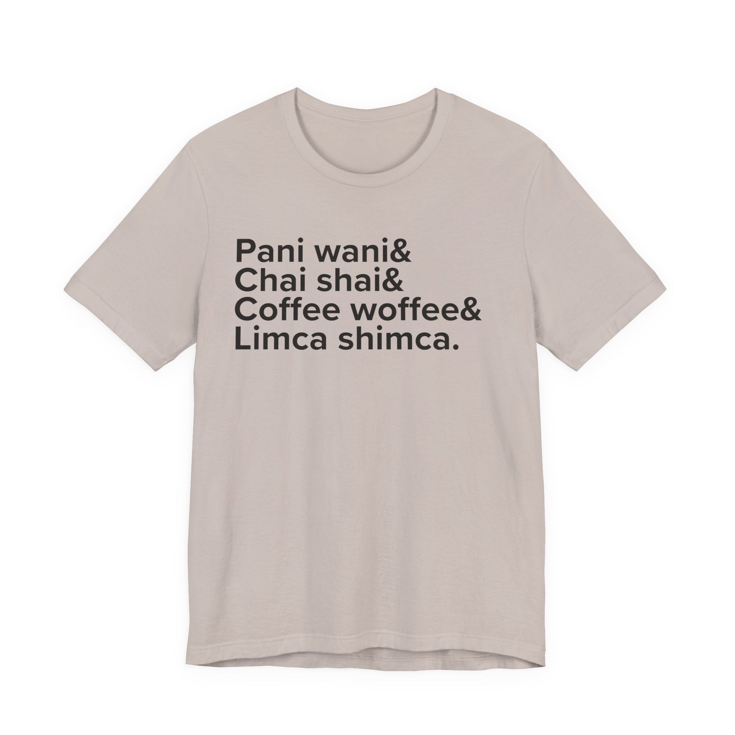 Indian Beverages Ampersand shirt