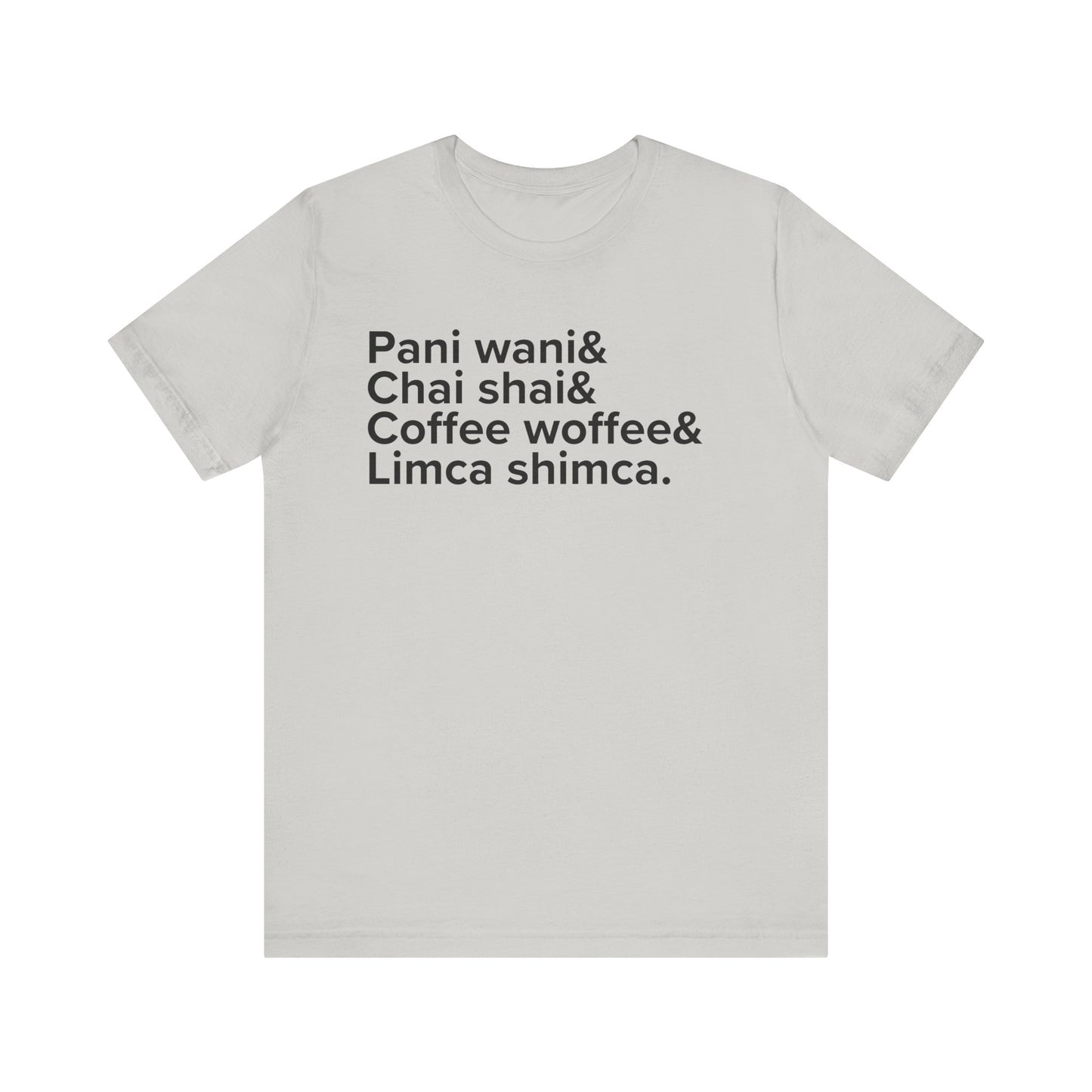 Indian Beverages Ampersand shirt
