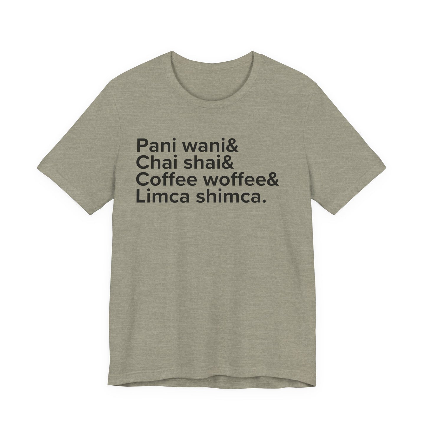 Indian Beverages Ampersand shirt