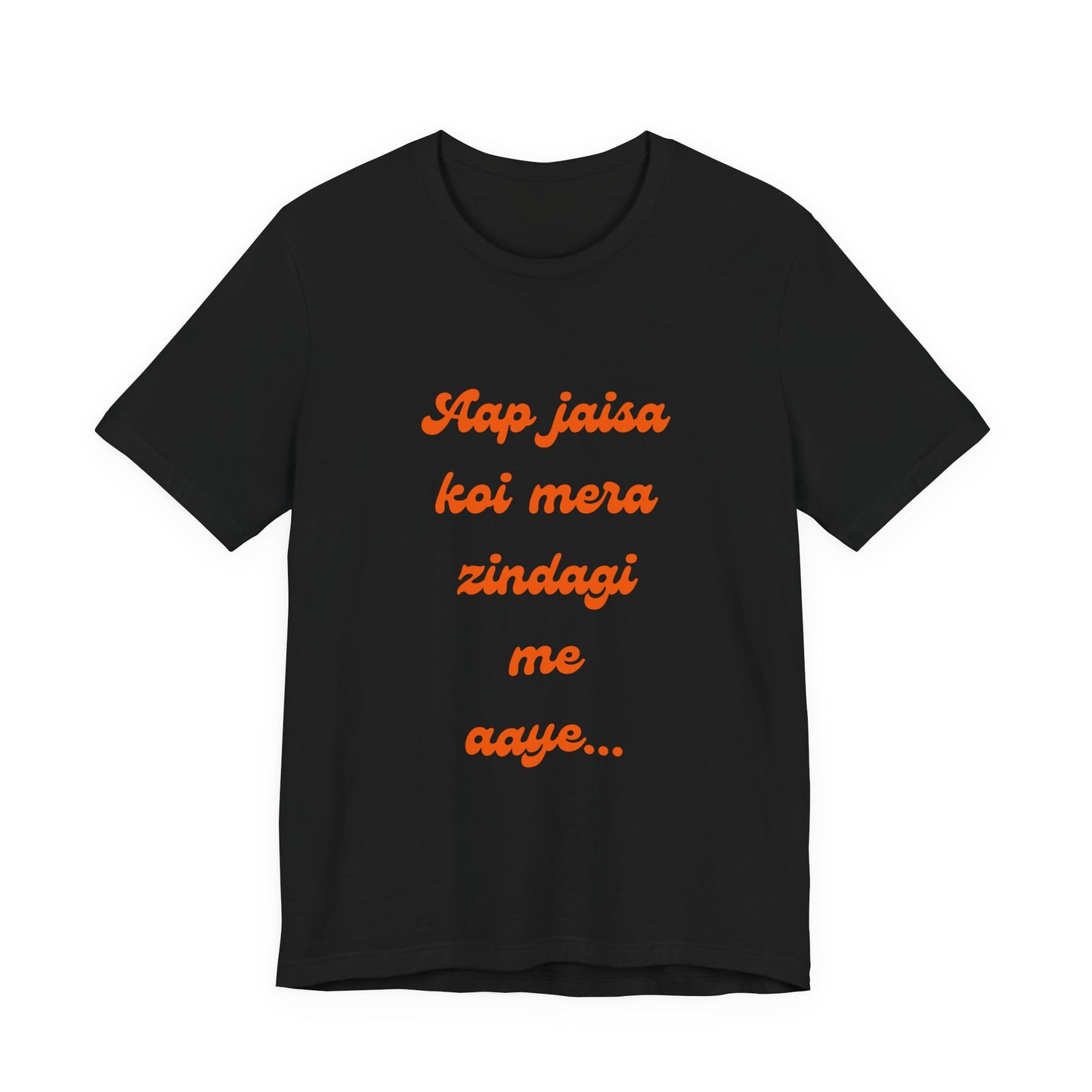 Aap Jaisa Koi from Qurbani - 1970s Style Font Vintage Hindi Song Tee