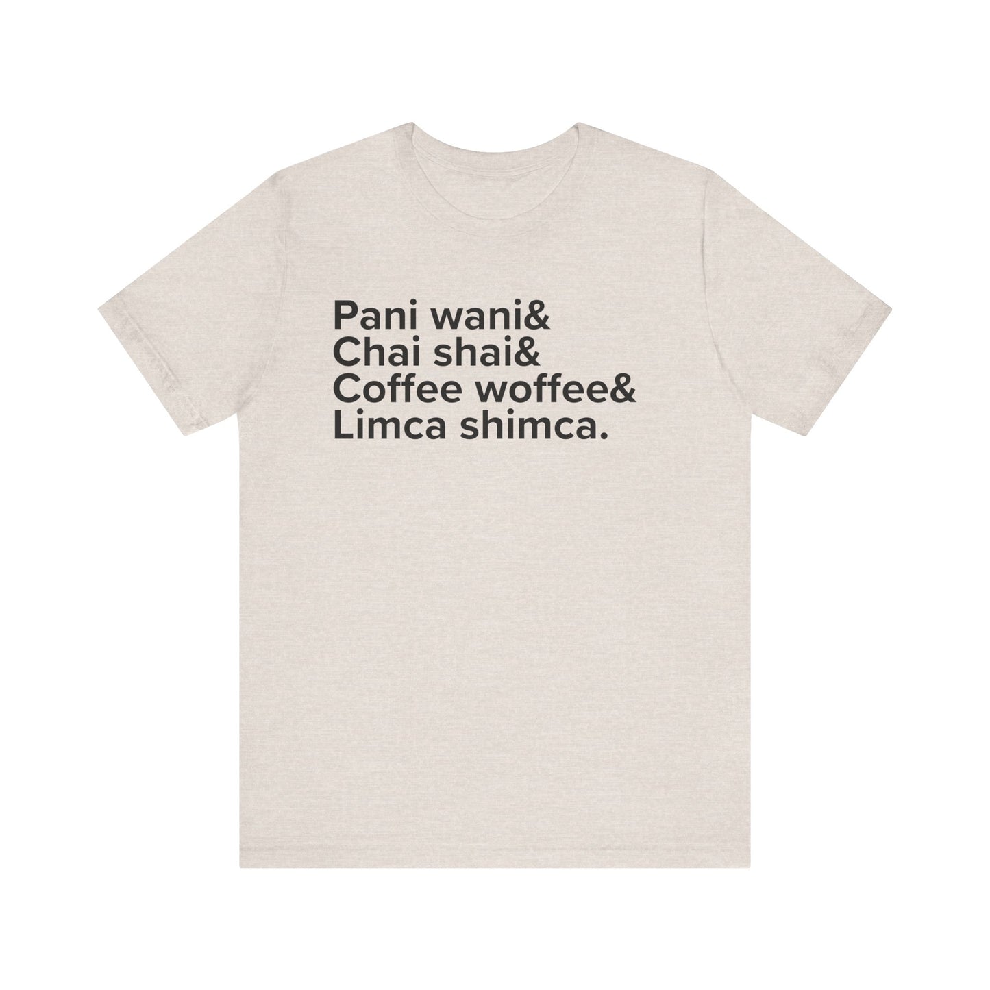Indian Beverages Ampersand shirt