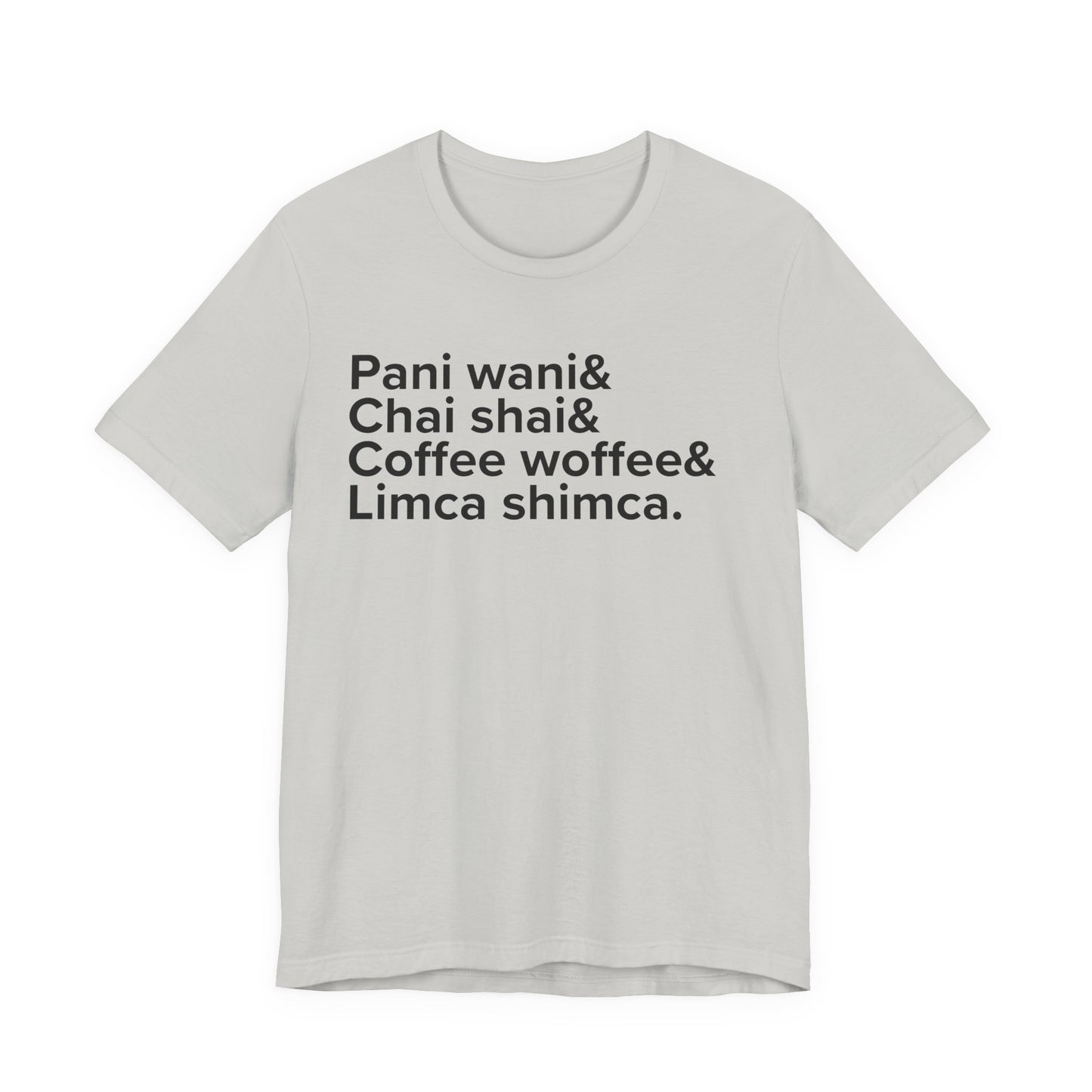 Indian Beverages Ampersand shirt