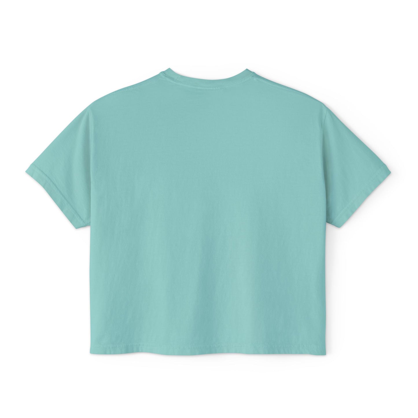 Vibrant Women's Boxy Tee - Colorful Auto Rickshaw Graphic