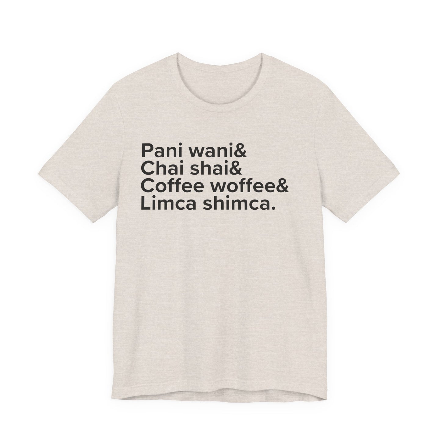 Indian Beverages Ampersand shirt
