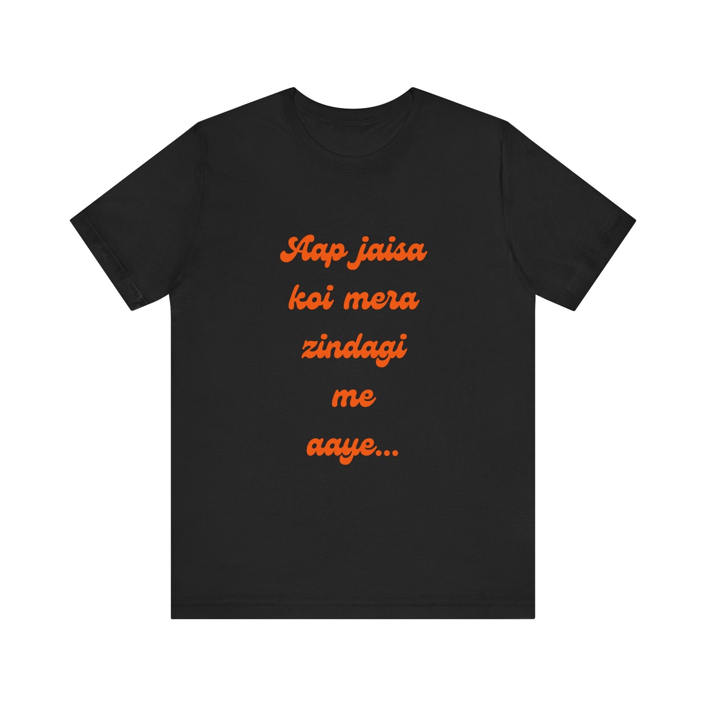 Aap Jaisa Koi from Qurbani - 1970s Style Font Vintage Hindi Song Tee