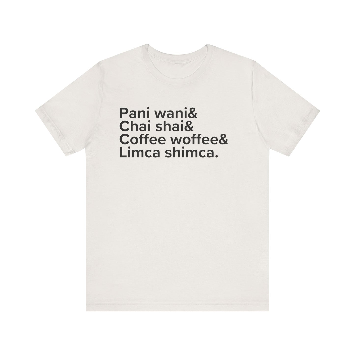 Indian Beverages Ampersand shirt