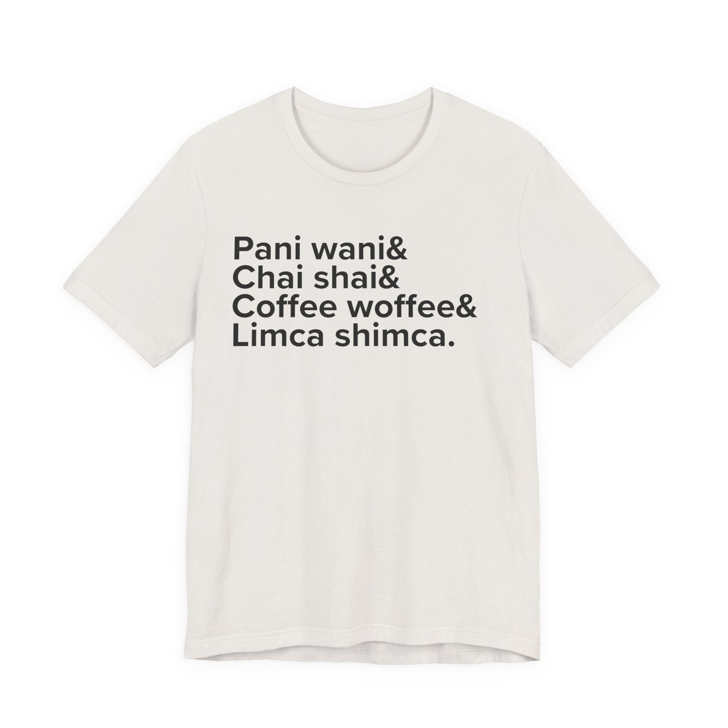 Indian Beverages Ampersand shirt