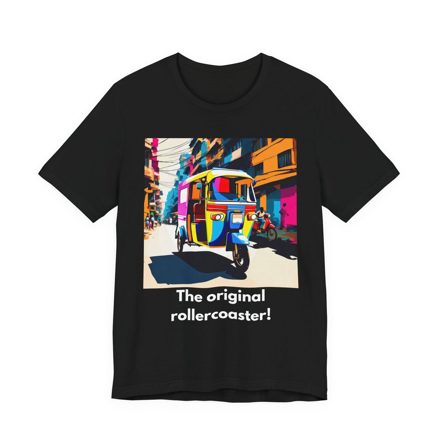 Colorful Auto Rickshaw Tee - The Original Rollercoaster!