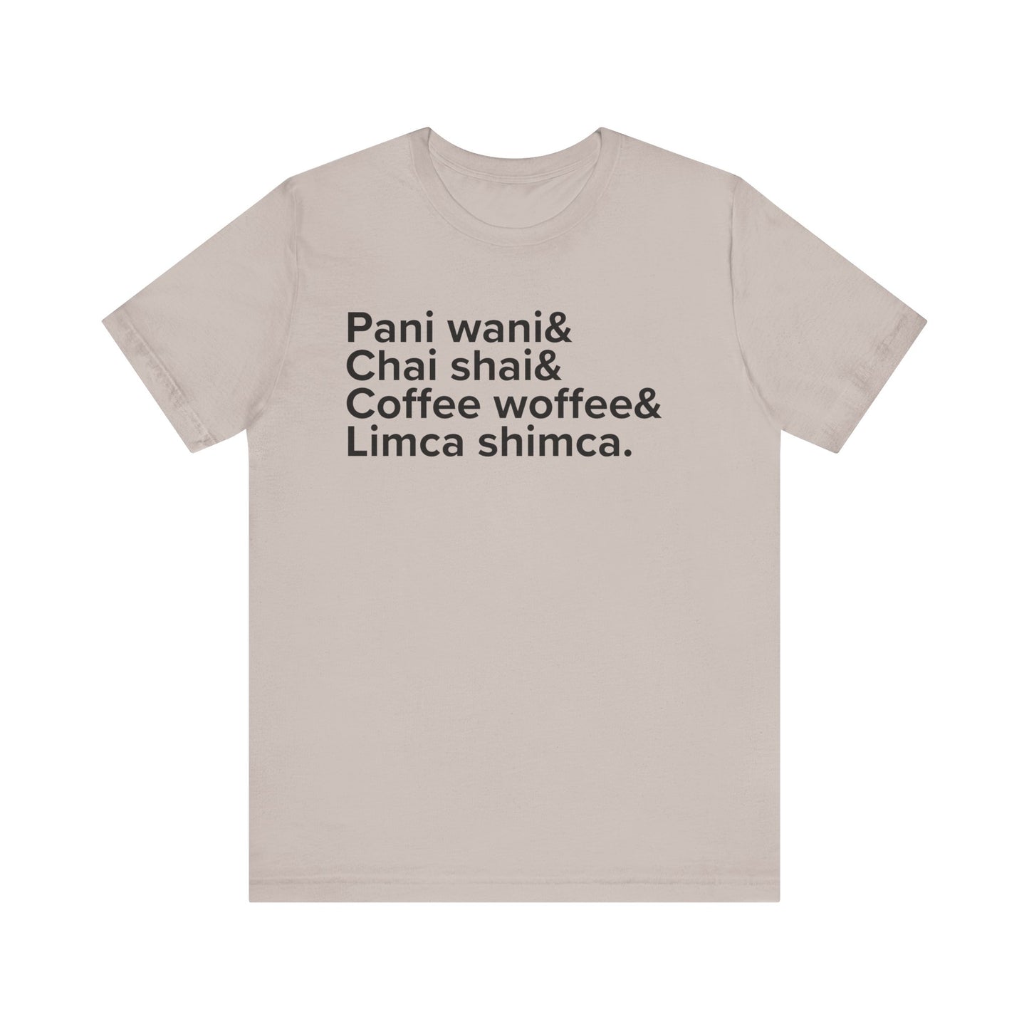 Indian Beverages Ampersand shirt