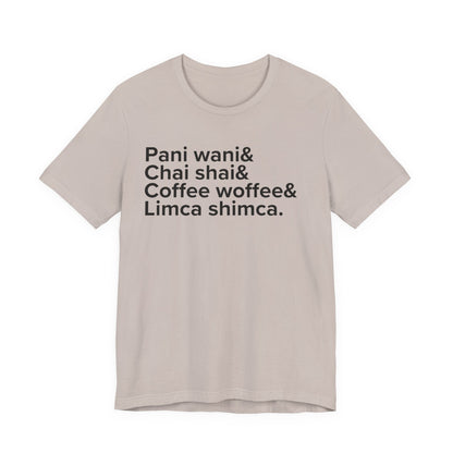 Indian Beverages Ampersand shirt