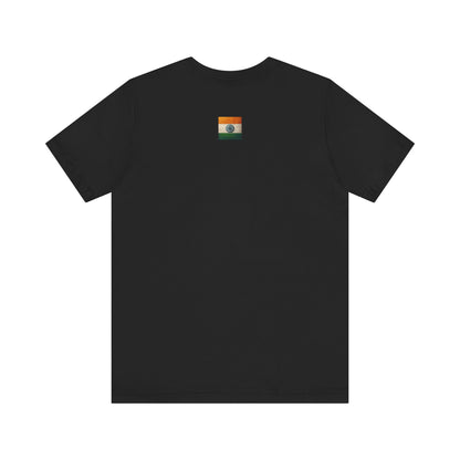 India Cricket Legends T-Shirt Tricolor Design with Top Indian Cricket Stars