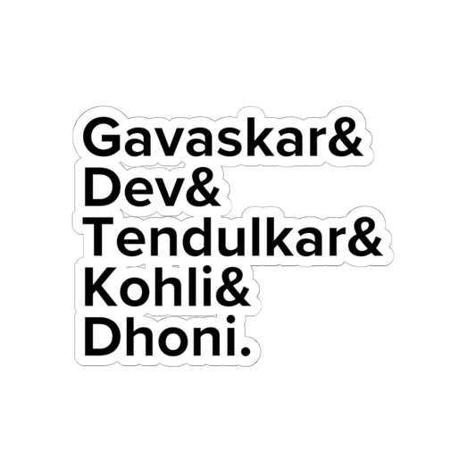 Cricket Legends Kiss-Cut Stickers