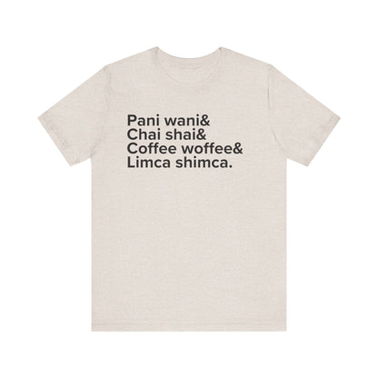 Indian Beverages Ampersand shirt