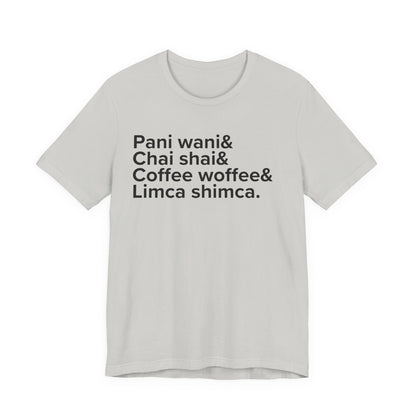 Indian Beverages Ampersand shirt
