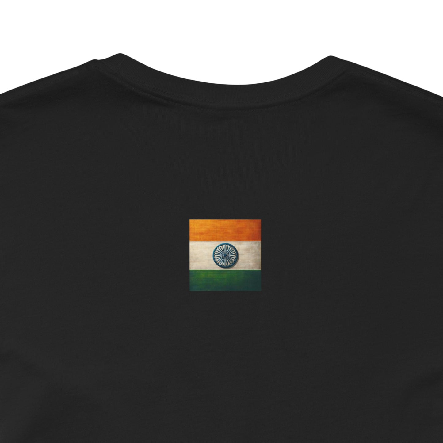 India Cricket Legends T-Shirt Tricolor Design with Top Indian Cricket Stars