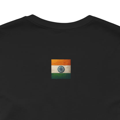 India Cricket Legends T-Shirt Tricolor Design with Top Indian Cricket Stars