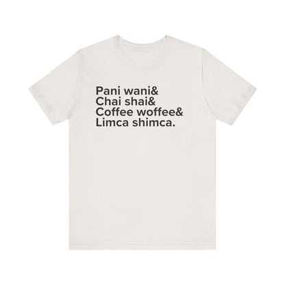 Indian Beverages Ampersand shirt
