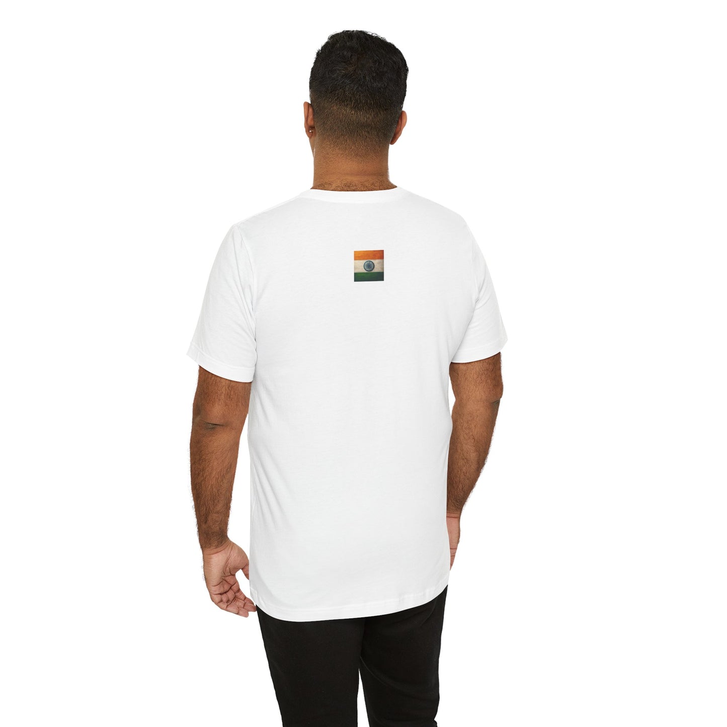 India Cricket Legends T-Shirt Tricolor Design with Top Indian Cricket Stars