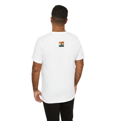 India Cricket Legends T-Shirt Tricolor Design with Top Indian Cricket Stars