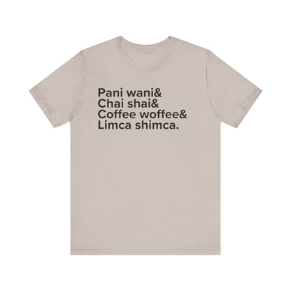 Indian Beverages Ampersand shirt