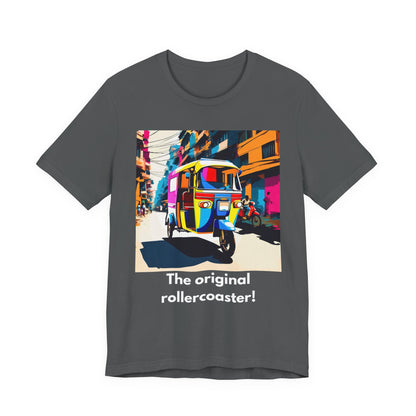Colorful Auto Rickshaw Tee - The Original Rollercoaster!